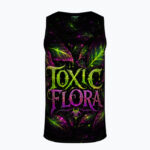 TOXIC FLORA Męski Tank Top Sportowy - obrazek 2