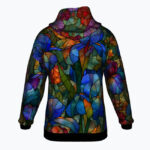 STAINED GLASS BOTANICAL Bluza Unisex Oversize - obrazek 2