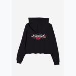 TROUBLE ANGEL Crop Hoodie - obrazek 2