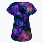 ACID SHIBORI ORBIT Koszulka damska typu butterfly - obrazek 2