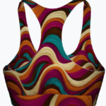 LIQUID 70s PSYCHEDELIA Top sportowy damski - obrazek 2