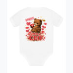 MAMA’S MINI BOSS Niemowlęce body z krótkim rękawem - obrazek 2