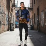 ABSTRACT ELECTRIC ANIMAL Bluza Unisex Oversize - obrazek 3
