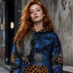 ABSTRACT ELECTRIC ANIMAL Bluza Unisex Oversize - obrazek 5