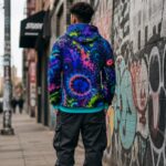 ACID SHIBORI ORBIT Bluza Unisex Oversize - obrazek 7