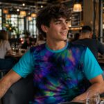 ACID SHIBORI ORBIT Koszulka męska - obrazek 5