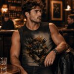 ASHFANG ALPHA Męski Tank Top Sportowy - obrazek 4