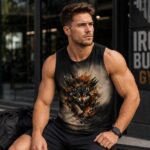 ASHFANG ALPHA Męski Tank Top Sportowy - obrazek 7