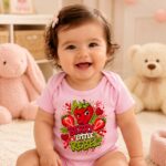 BERRY LITTLE REBEL Niemowlęce body z krótkim rękawem - obrazek 3