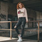 BOSSY DOLL Damska Crop Hoodie - obrazek 10