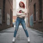 BOSSY DOLL Damska Crop Hoodie - obrazek 11
