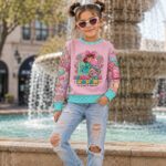 BUBBLE GUM TROUBLE Bluza Dziewczęca - obrazek 4