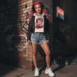 BUBBLEGUM BRAT Damska Crop Hoodie - obrazek 5
