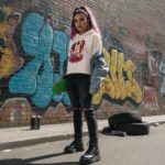 BUBBLEGUM BRAT Damska Crop Hoodie - obrazek 8