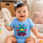 CUDDLE MONSTER Niemowlęce body z krótkim rękawem - obrazek 8