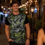 Chrome Gremlin Męski T-Shirt Sportowy - obrazek 3