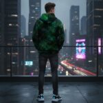EMERALD VENOM Bluza Unisex Oversize - obrazek 4