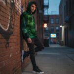 EMERALD VENOM Bluza Unisex Oversize - obrazek 5