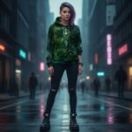 EMERALD VENOM Bluza Unisex Oversize - obrazek 8
