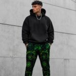 EMERALD VENOM  Spodnie Dresowe Męskie - obrazek 3