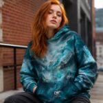 FROSTED TEAL FUTURE Bluza Unisex Oversize - obrazek 9