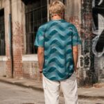 FROSTED TEAL FUTURE Męski T-Shirt Sportowy - obrazek 7