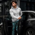 FROSTED TEAL FUTURE Spodnie Dresowe Męskie - obrazek 7