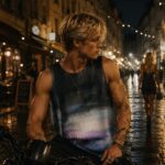 FUZZY SIGNAL STATIC Męski Tank Top Sportowy - obrazek 4