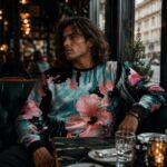 GLITCHED HIBISCUS  Bluza Unisex - obrazek 5