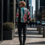 GLITCHED HIBISCUS  Bluza Unisex - obrazek 7