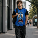 JEDZENIE MOJA MIŁOŚĆ Męski T-Shirt Sportowy - obrazek 3