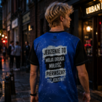 JEDZENIE MOJA MIŁOŚĆ Męski T-Shirt Sportowy - obrazek 6