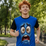JEDZENIE MOJA MIŁOŚĆ Męski T-Shirt Sportowy - obrazek 7