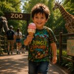JUNGLE EXPLORER CREW Chłopięca Koszulka Sportowa - obrazek 7