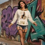 LATTE QUEEN Damska Bluza z kapturem - obrazek 6