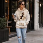 LATTE QUEEN Damska Bluza z kapturem - obrazek 7