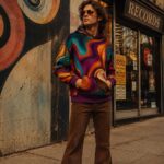 LIQUID 70s PSYCHEDELIA Bluza Unisex Oversize - obrazek 4