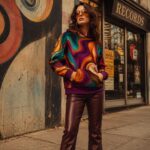 LIQUID 70s PSYCHEDELIA Bluza Unisex Oversize - obrazek 3