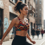 LIQUID 70s PSYCHEDELIA Top sportowy damski - obrazek 4