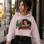 LUCKY MENACE  Crop Hoodie - obrazek 7