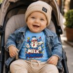 MILK POWERED Niemowlęce body z krótkim rękawem - obrazek 3