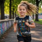 WEATHER FACTORY Dziewczęca Koszulka Sportowa - obrazek 7