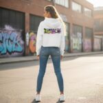 NEON GOSSIP Damska Crop Hoodie - obrazek 6