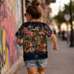 NEON PATCH CLUB Dziewczęca Koszulka Sportowa - obrazek 5