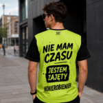 NIE MAM CZASU Męski T-Shirt Sportowy - obrazek 4