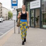 NIEBIESKIE ŚWIRY Legginsy - obrazek 3