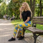 NIEBIESKIE ŚWIRY Legginsy - obrazek 6