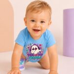 PEEK-A-BOO TROUBLE Niemowlęce body z krótkim rękawem - obrazek 6