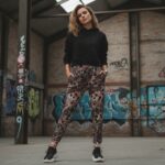 POLKA PUNK ROMANCE Damskie Spodnie Dresowe - obrazek 9