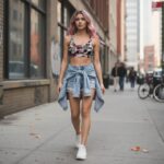 POLKA PUNK ROMANCE Top sportowy damski - obrazek 3